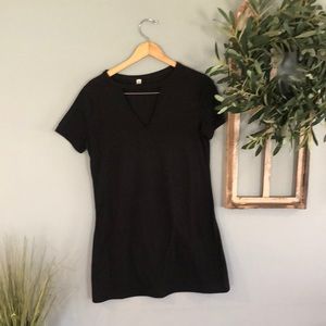 Woman’s size S black t-shirt style dress